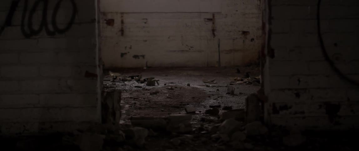 Dirty area in a room made of block