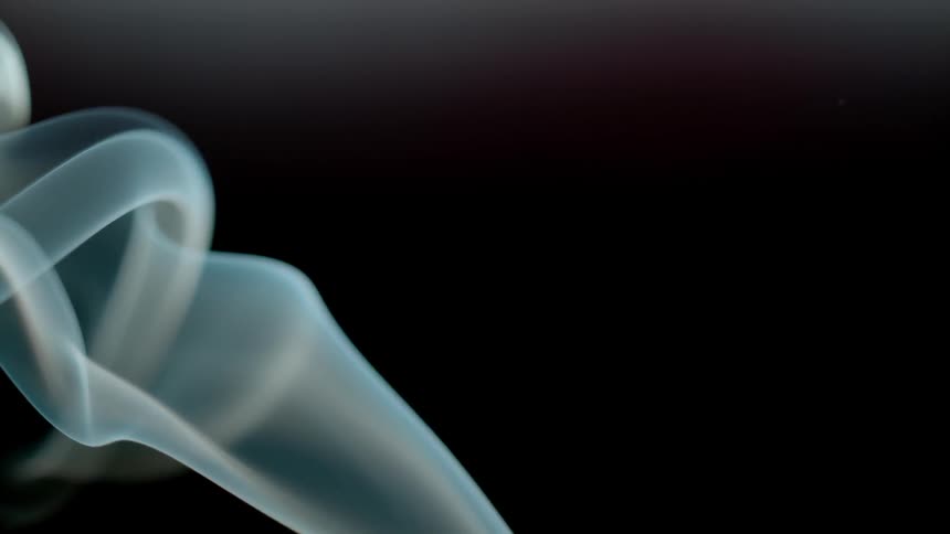 White vapors float upward