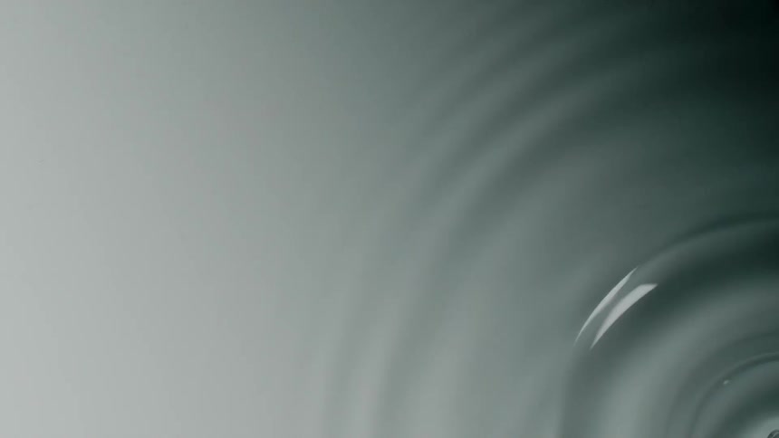 White liquid starts to ripple