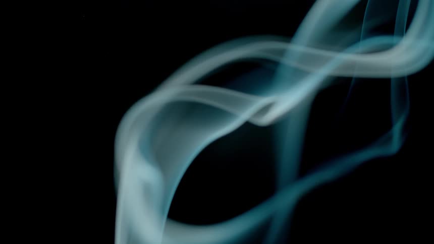 White vapors float upward