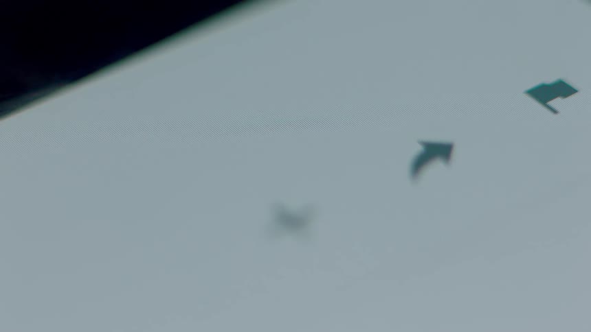 Symbols appear on the display as it is turned on