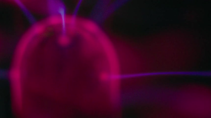 Electrical arcs travel on a ball of energy