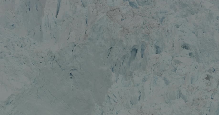 Icebergs tower on the side