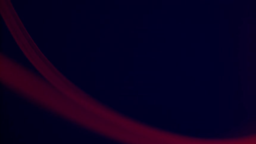 A red lines moves on a black background