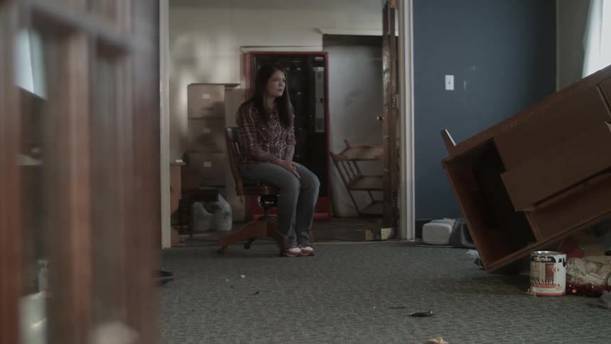 A person sitting in a chair