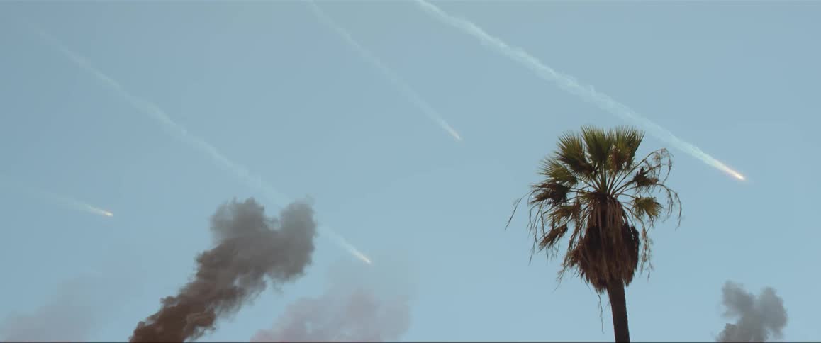 Meteors fall to the earth