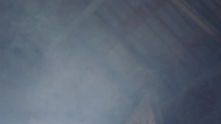 Smoke floats in the air
