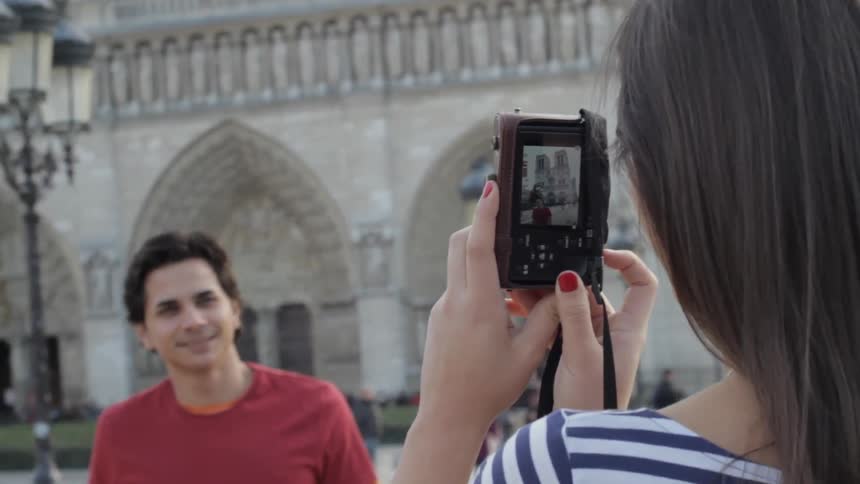 A man is getting his picture taken