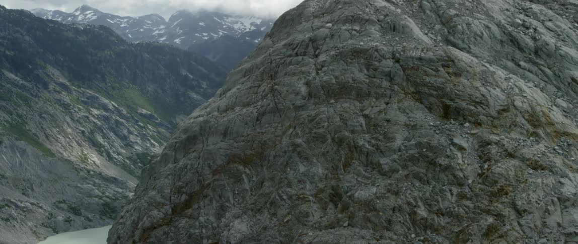 A mountain range during the day