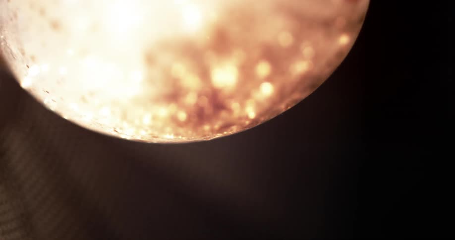 Up close of a flash bulb