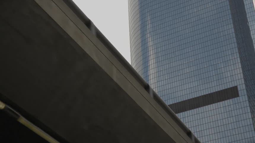Passing next to a bridge