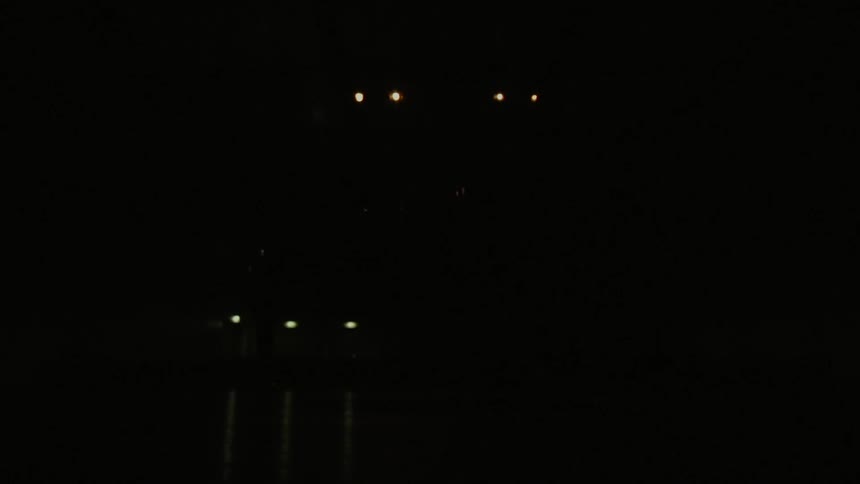 The light of a stage with a piano goes out