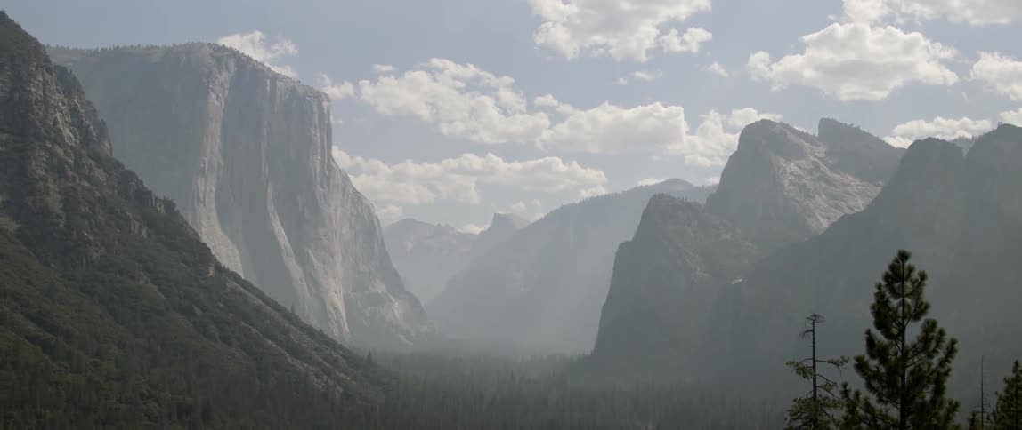 A valley is sitting in between two valleys