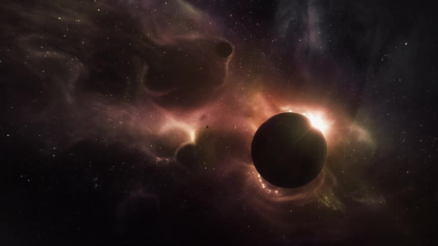 An animation of space