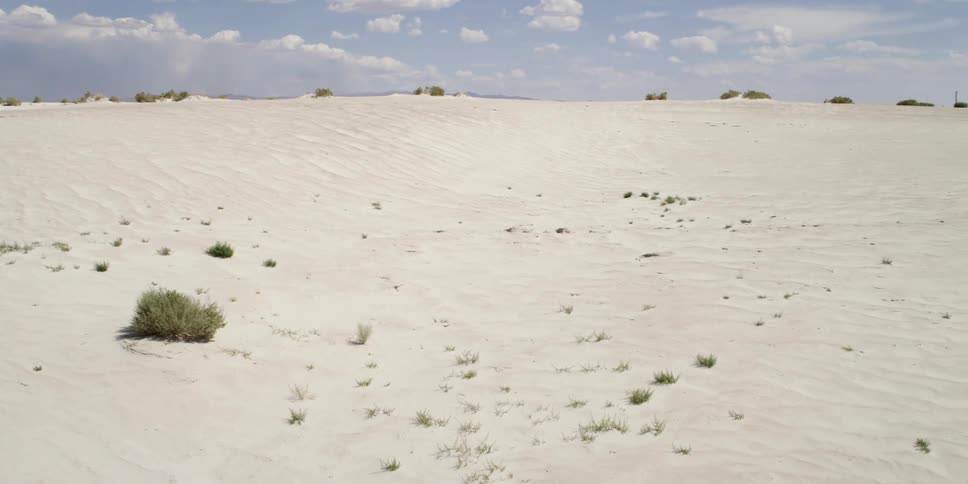 Sandy hills in desert