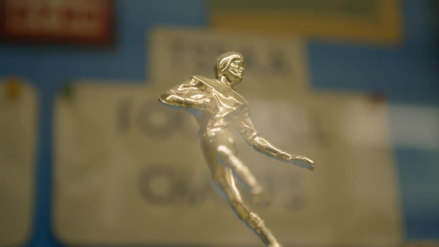 A football trophy
