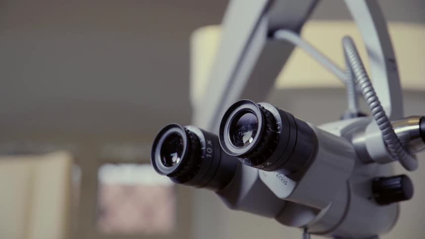 A scientific instrument in a lab