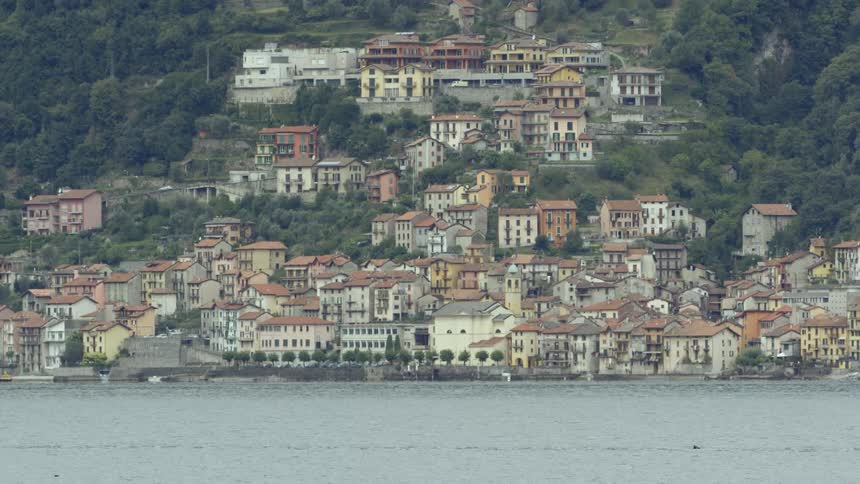 A town is built on the layers of this cliff