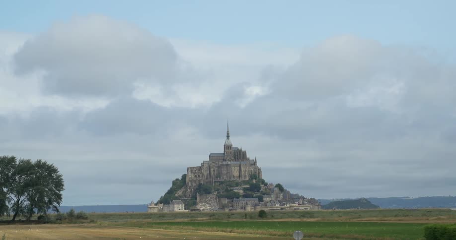A castle on a hilltop