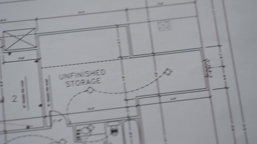 Blueprints for a house