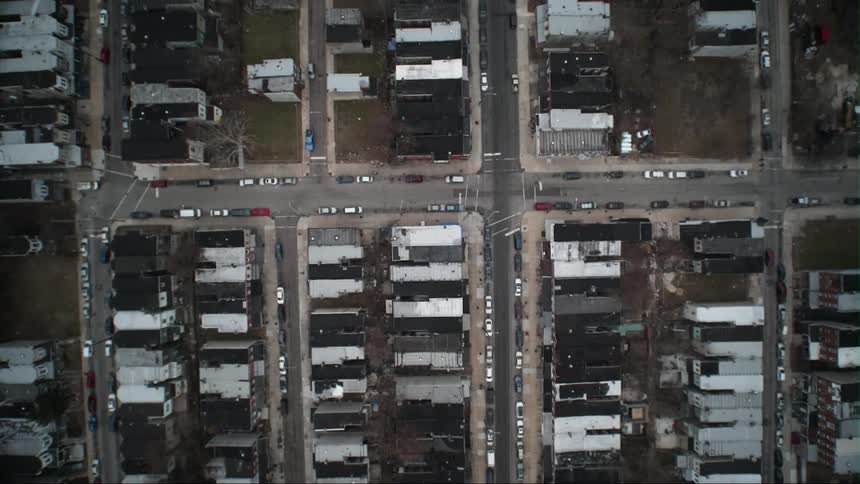 City buildings cover the ground
