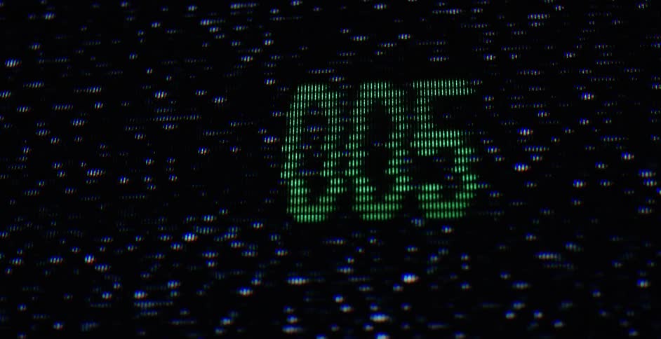 Numbers on a monitor