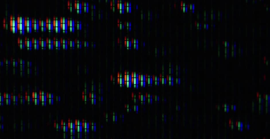 Up close of a digital device
