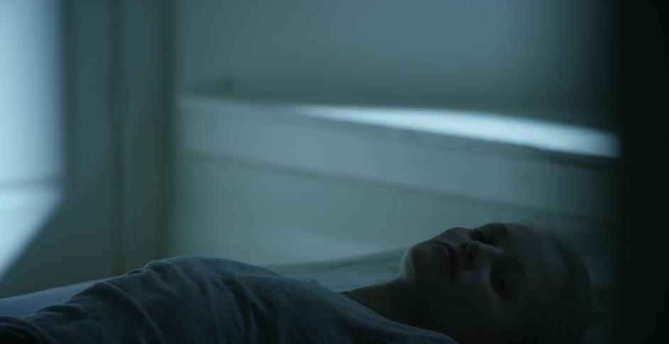 A person laying down