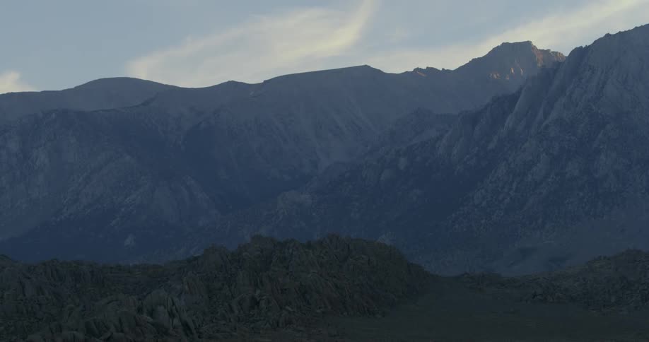 A rocky valley