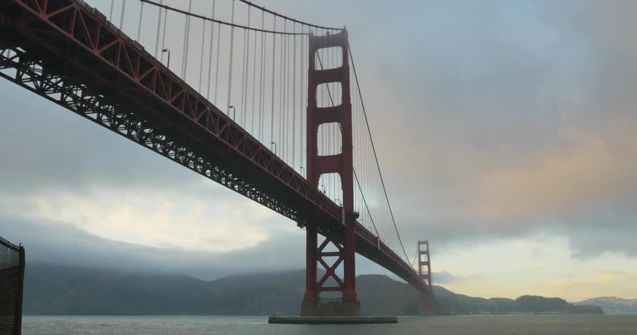 The golden gate bridge in San Francisco