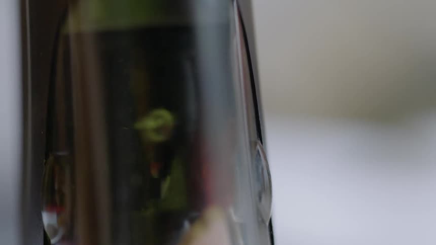 Pencil is inserted into a sharpener