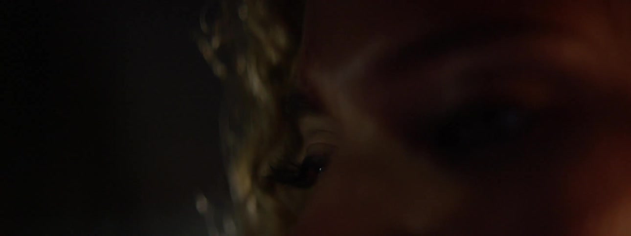 Man looks out into the night