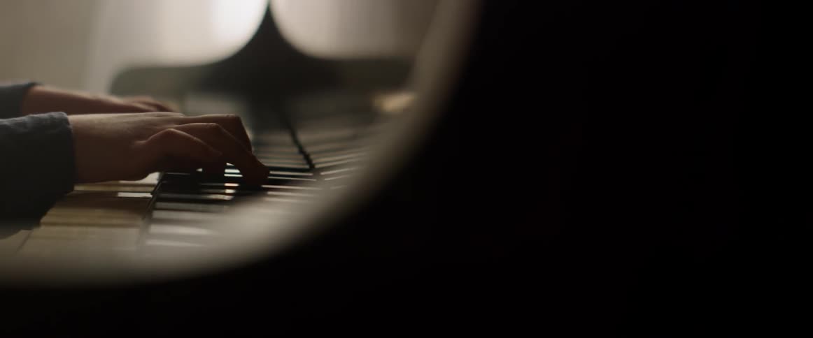 Someone is playing the piano