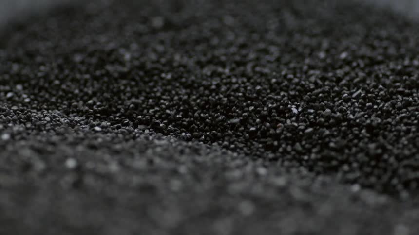 Sand particles vibrate and bounce