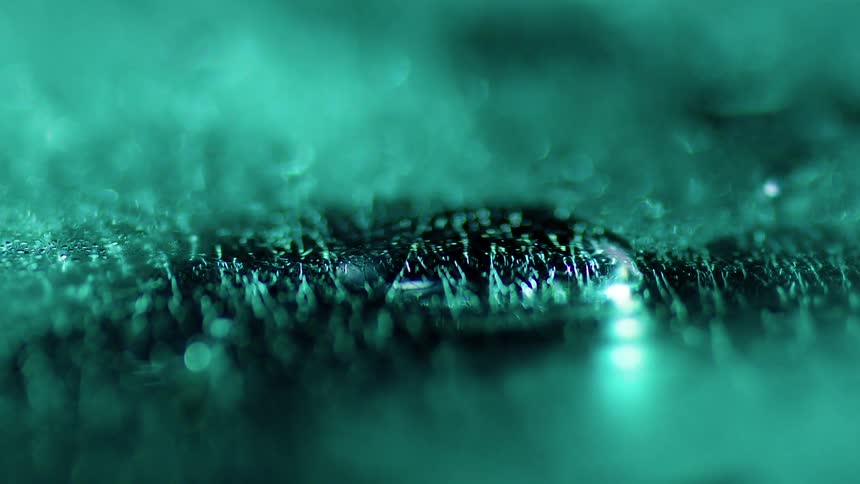 Ice crystals cover the ground