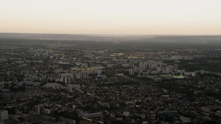 Tall buildings cover the city skyline