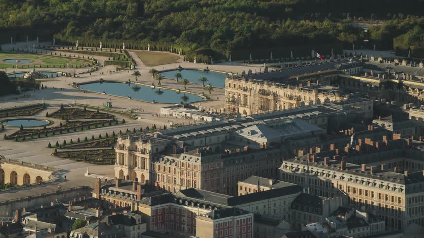 Palace of Versailles in the city of Paris