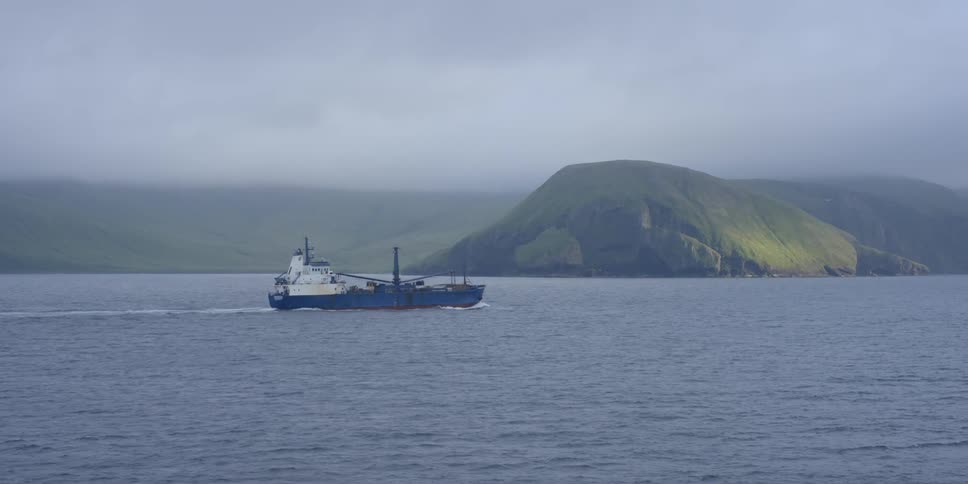 A ship on the ocean