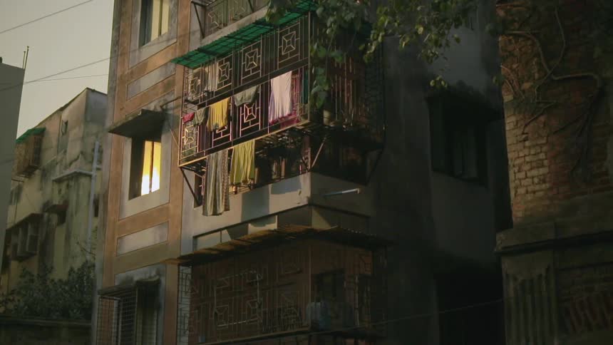 An apartment building