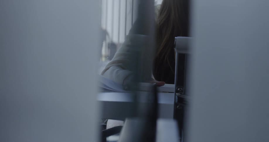 Someone is looking at pages of a book