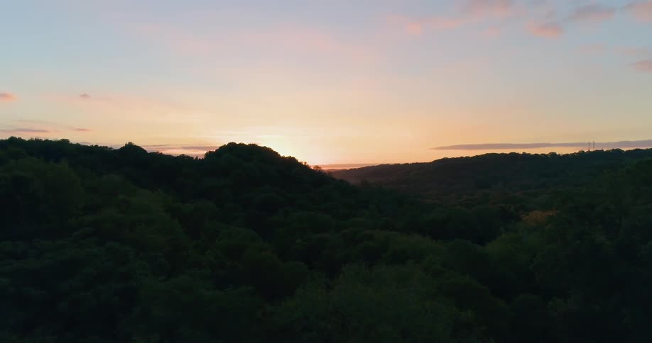 The sun is almost set on this field