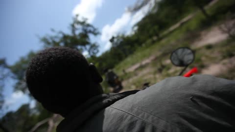 People riding motorcycles