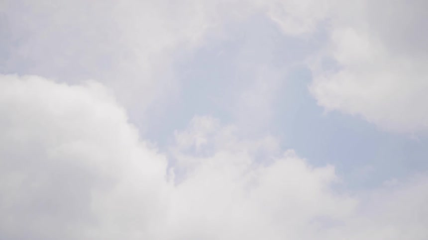 A partly cloudy sky
