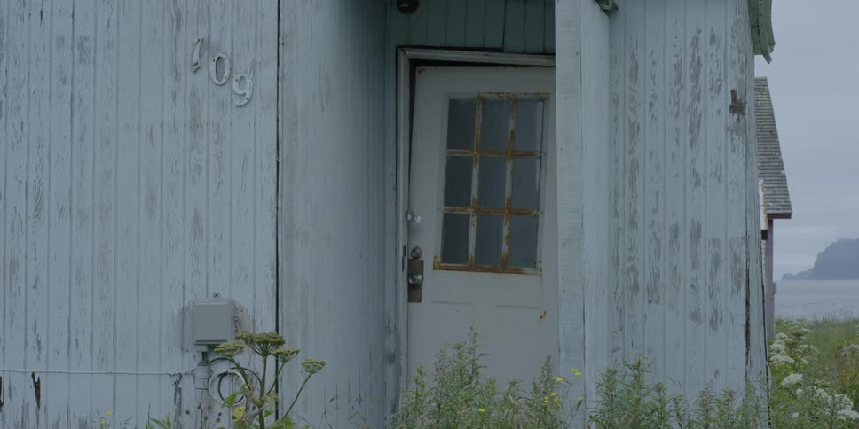An old weathered house in the country