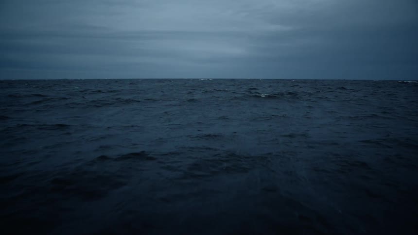 Water flows on an ocean