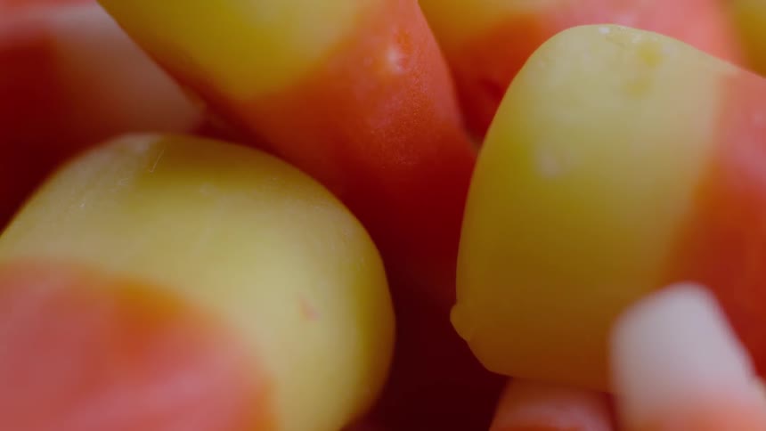 Close up of candy corn