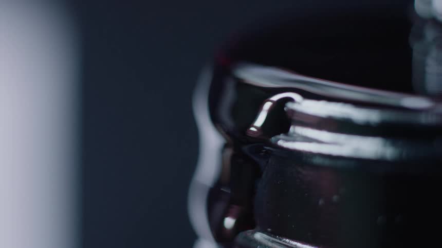 Blood is overflowing from a jar