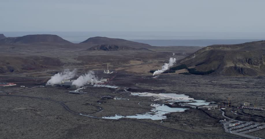 The canyon ahead is steaming with water in parts