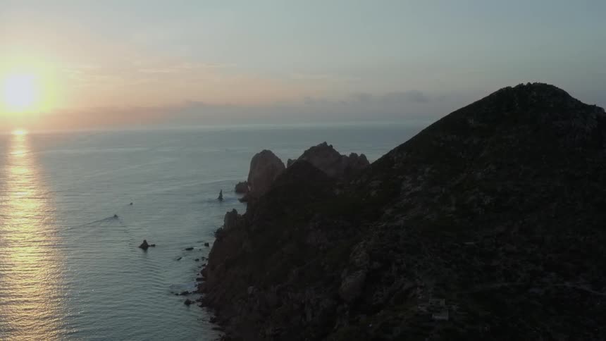 Sunrise over the ocean