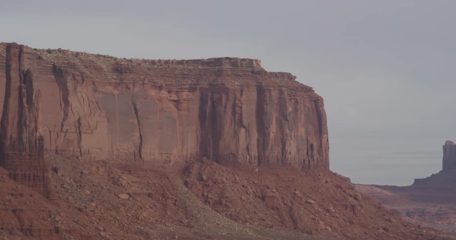A canyon cliff side